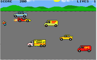 Motorway Death atari screenshot